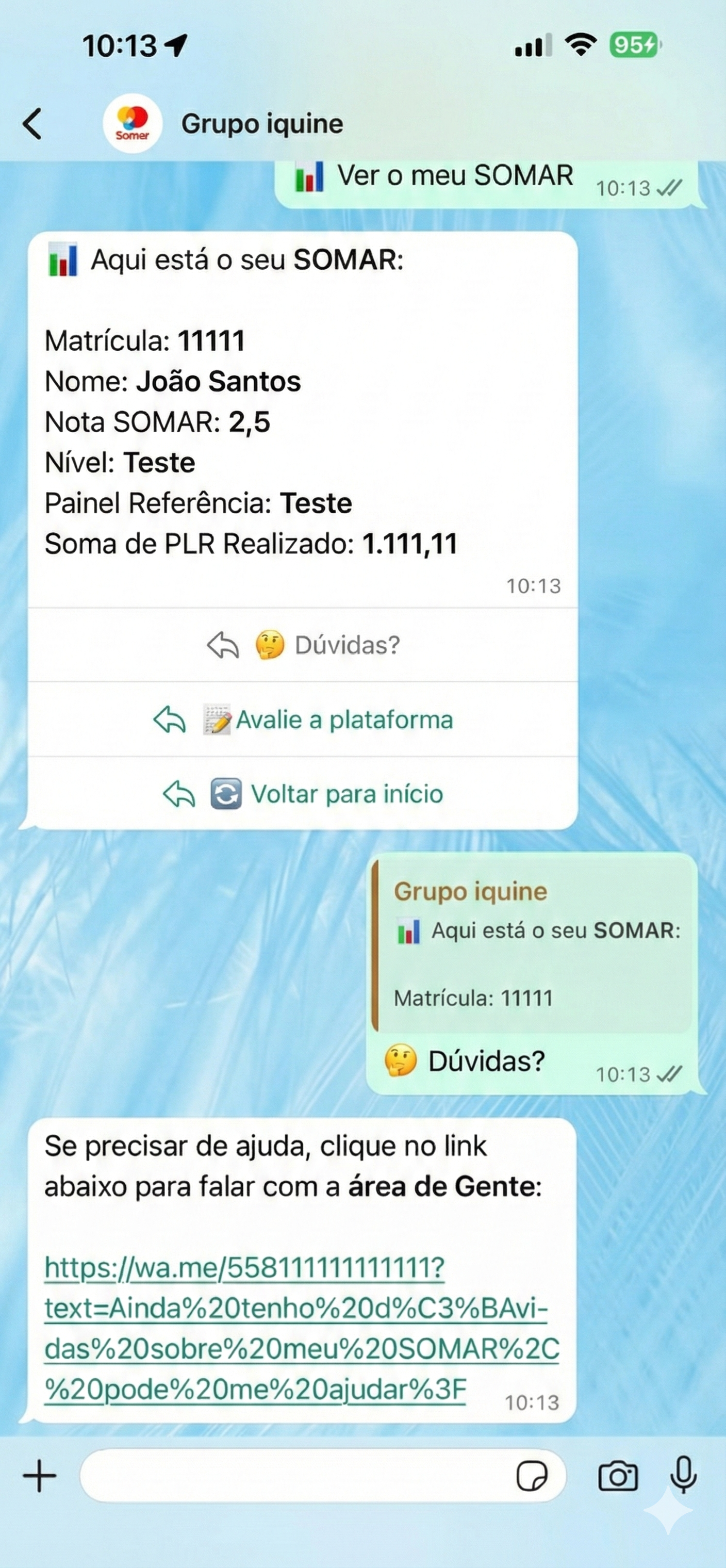 Ajudando colaboradores com dúvidas sobre a Remuneração Variável.